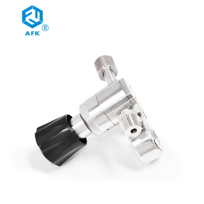 Regulador de alta presión de acero inoxidable 4000psi del oxígeno R41 de AFK con el mercado CGA320 de la entrada