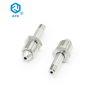 UNI4412 316 Stainless Steel Tube Fittings NPT Male Gas Cylinder Connector