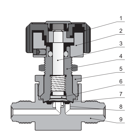 tipo 1 neumático del diafragma de la presión baja 150psi de la válvula de control de presión del 1/4in