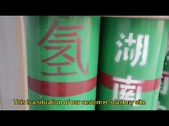 Instalación de ingeniería, montaje de panel secundario, regulador de gas