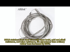 1/4 NPTF Relleno de cilindro de oxígeno Flexible con conexión de hilo femenino Tipo